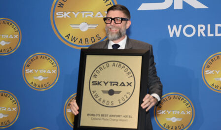 Crowne Plaza Changi Airport gana el premio al mejor hotel de aeropuerto del mundo