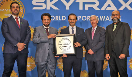 el Aeropuerto Internacional Rey Khalid gana el premio al mejor personal aeroportuario de Oriente Medio