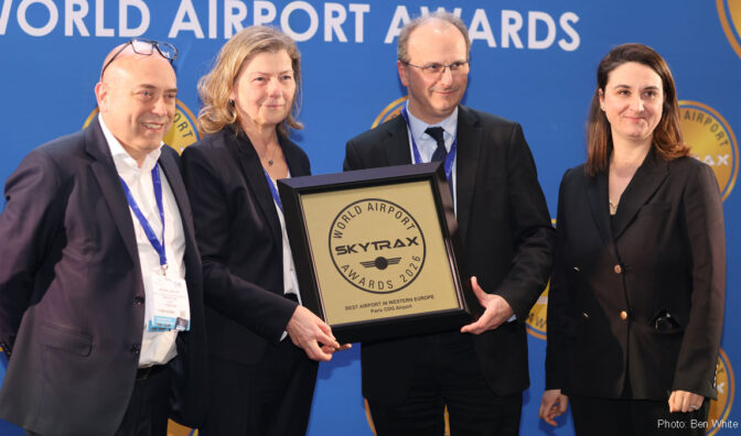 el aeropuerto de París CDG es el mejor aeropuerto de Europa Occidental