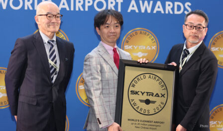 el aeropuerto de Nuevo Chitose gana el título de aeropuerto más limpio del mundo con capacidad para hasta 30 millones de pasajeros