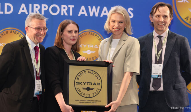el aeropuerto de Londres Heathrow gana el premio al mejor aeropuerto del mundo para ir de compras
