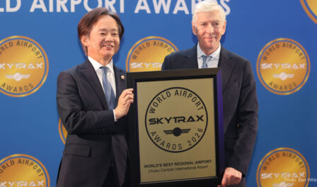 el aeropuerto internacional Chubu Centrair es el mejor aeropuerto regional del mundo