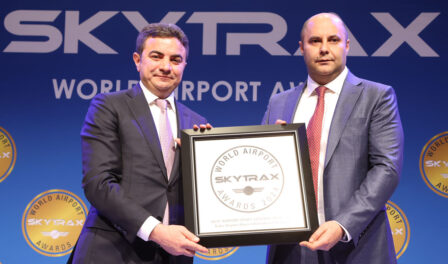 heydar aliyev international airport wins award for best airport staff in central asia and cis