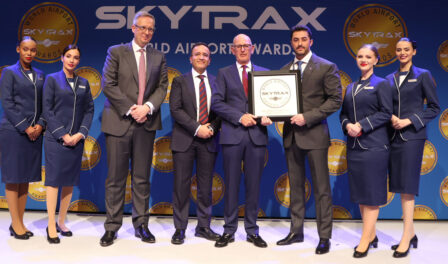 hamad international airport wins best airport in middle east award