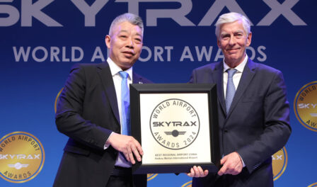 haikou meilan airport wins award as best regional airport in china