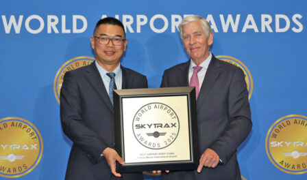 Haikou Meilan international airport wins best airport staff in China award