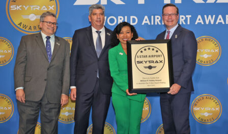 William P Hobby airport receives 5 star airport rating