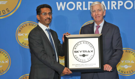 Rajiv Gandhi international airport wins best airport staff in India and South Asia award