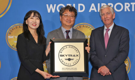 Incheon international airport wins best airport staff in Asia award