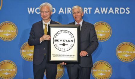 Chubu Centrair international airport wins world's best regional airport award