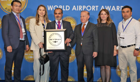 Nursultan Nazarbayev international airport wins best airport staff in Central Asia and CIS award