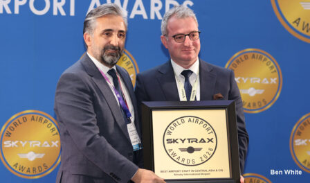 Almaty international airport best airport staff in Central Asia and CIS