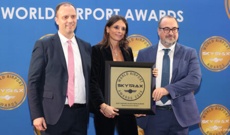 Rome Fiumicino airport best airport in Southern Europe